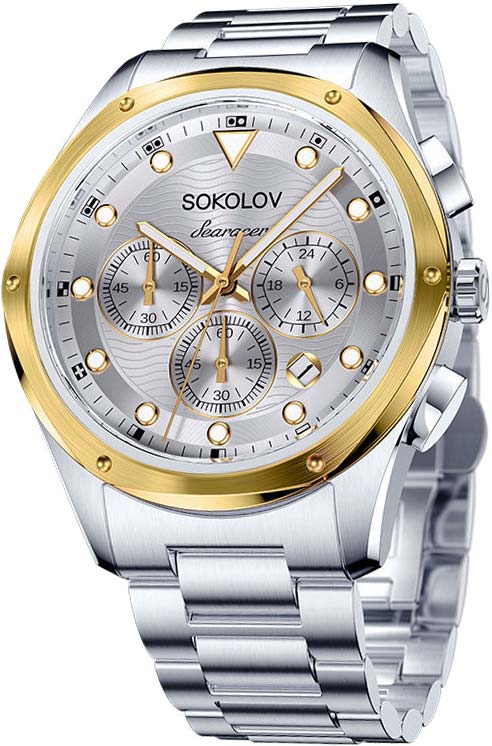 Российские наручные часы SOKOLOV 320.79.00.000.05.01.3 с хронографом