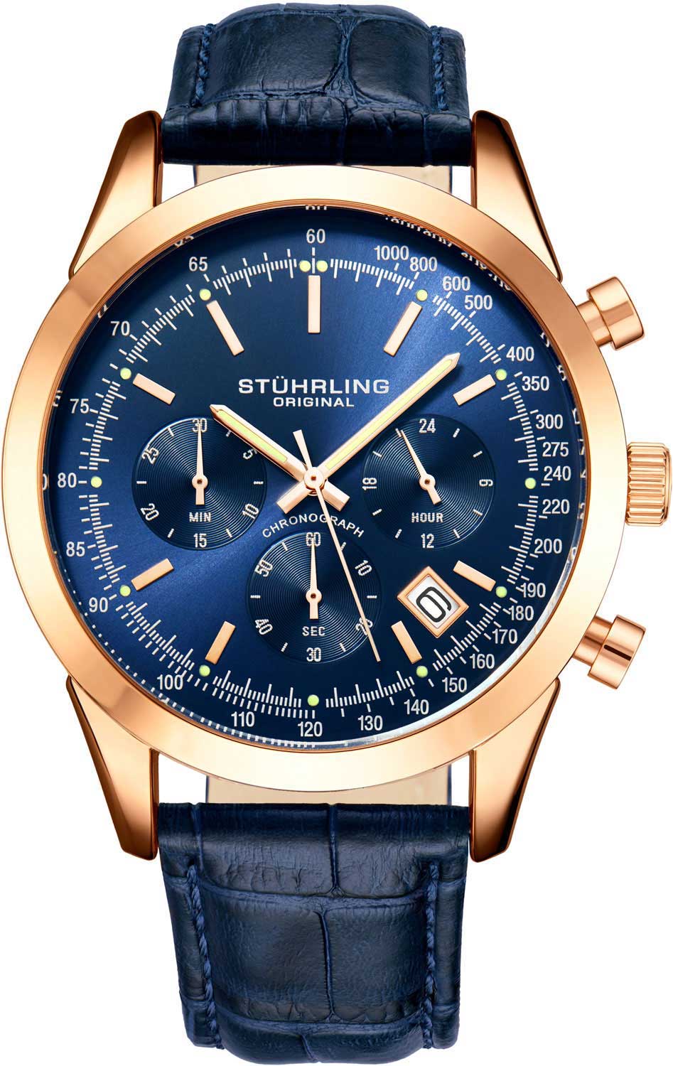Наручные часы Stuhrling 3975L.7-ucenka-2 с хронографом
