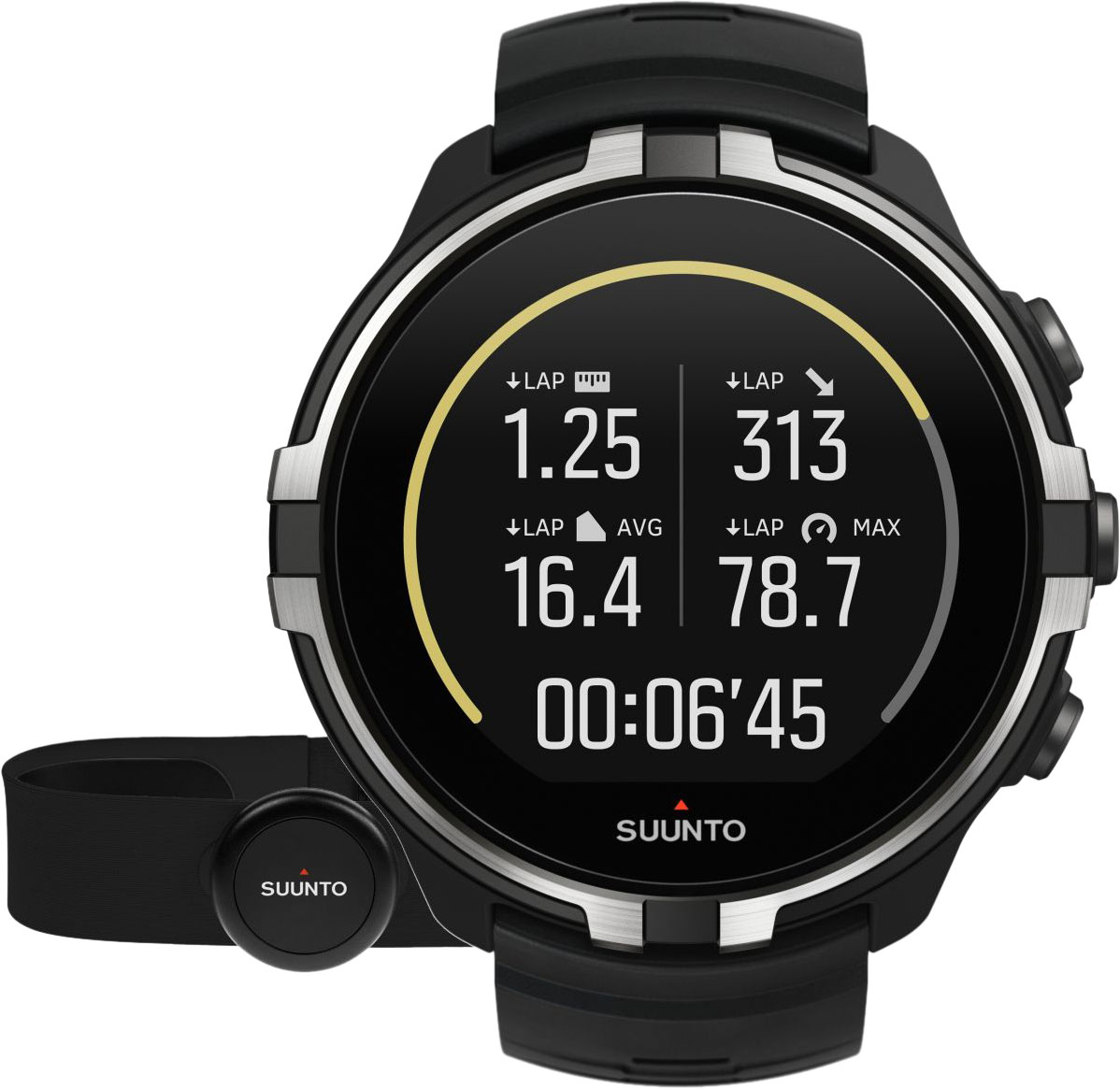   Suunto Spartan Sport Wrist HR Baro Stealth With Belt SS023402000