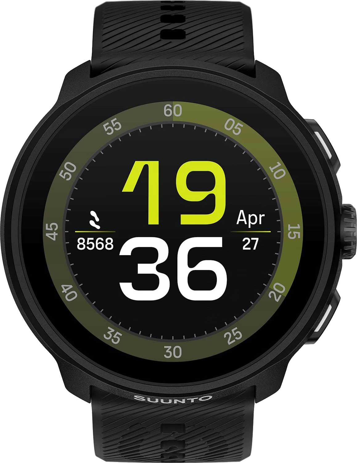 Умные часы Suunto Run All Black Silicone Strap SS051272000
