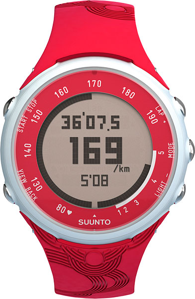 Спортивные наручные часы Suunto t3c-sporty-red