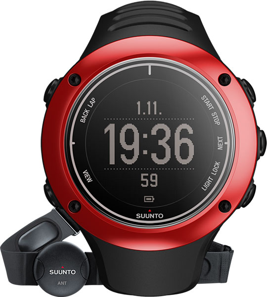 Спортивные наручные часы Suunto ambit2-s-red-hr с хронографом