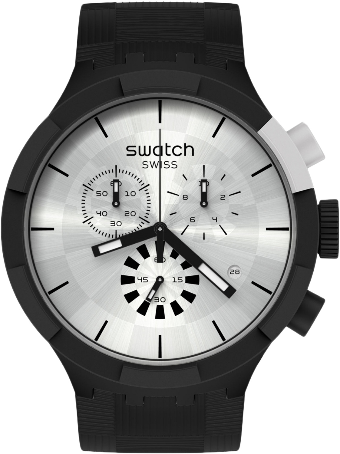 Швейцарские наручные часы Swatch SB02B404 с хронографом