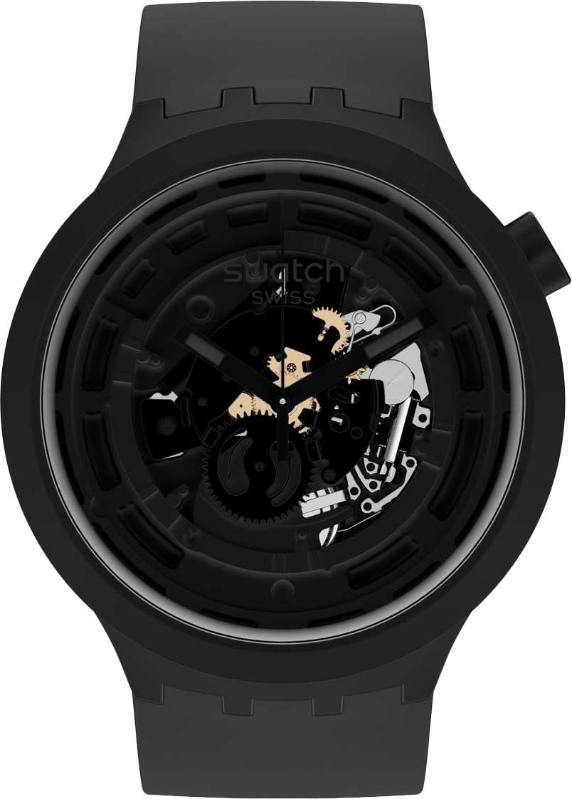 Швейцарские керамические наручные часы Swatch SB03B100