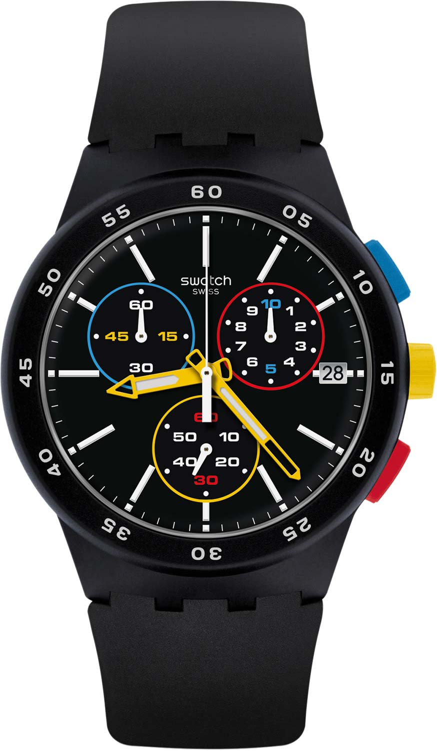 Швейцарские наручные часы Swatch SUSB416 с хронографом