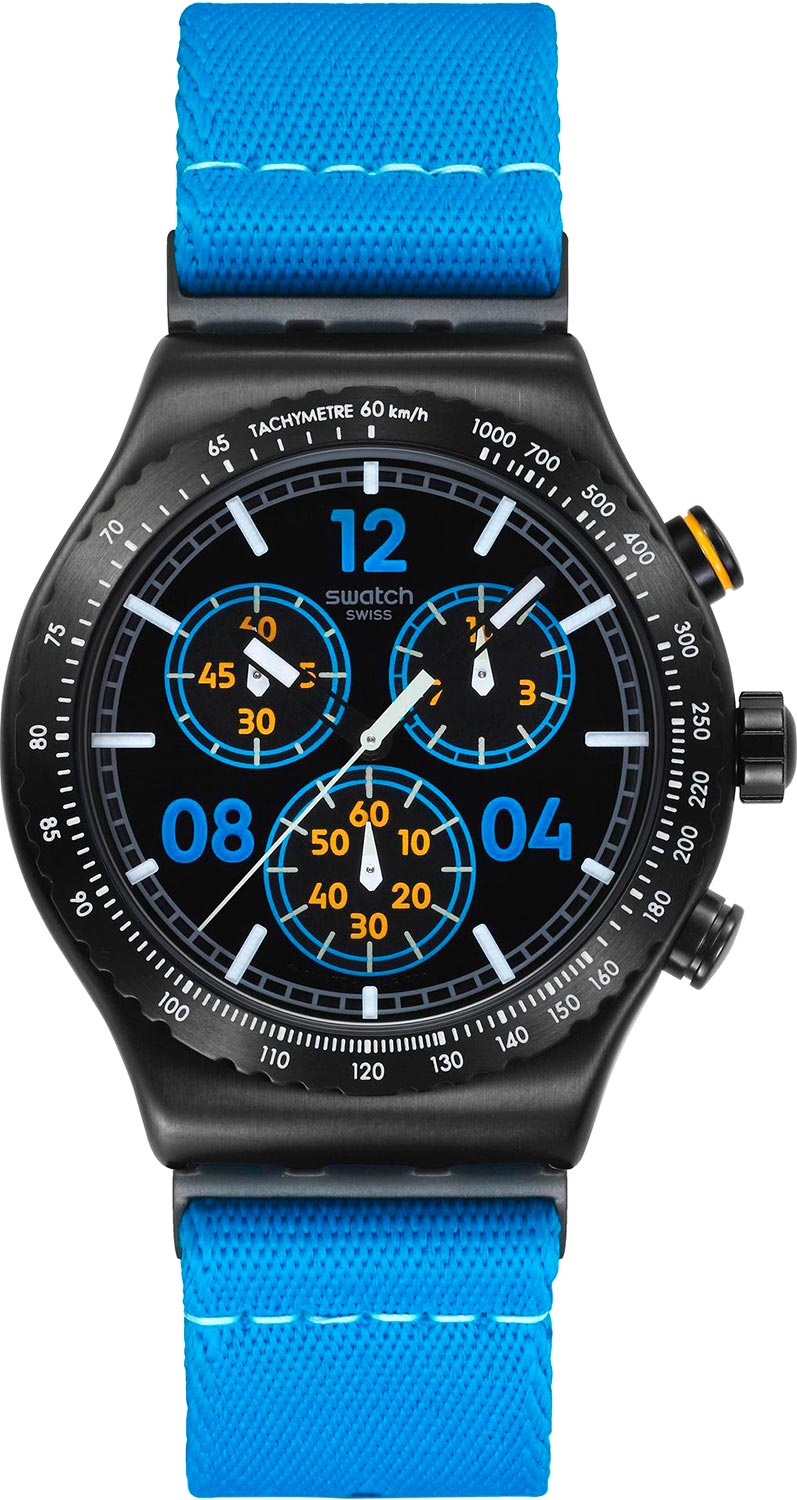 Швейцарские наручные часы Swatch YVB100 с хронографом