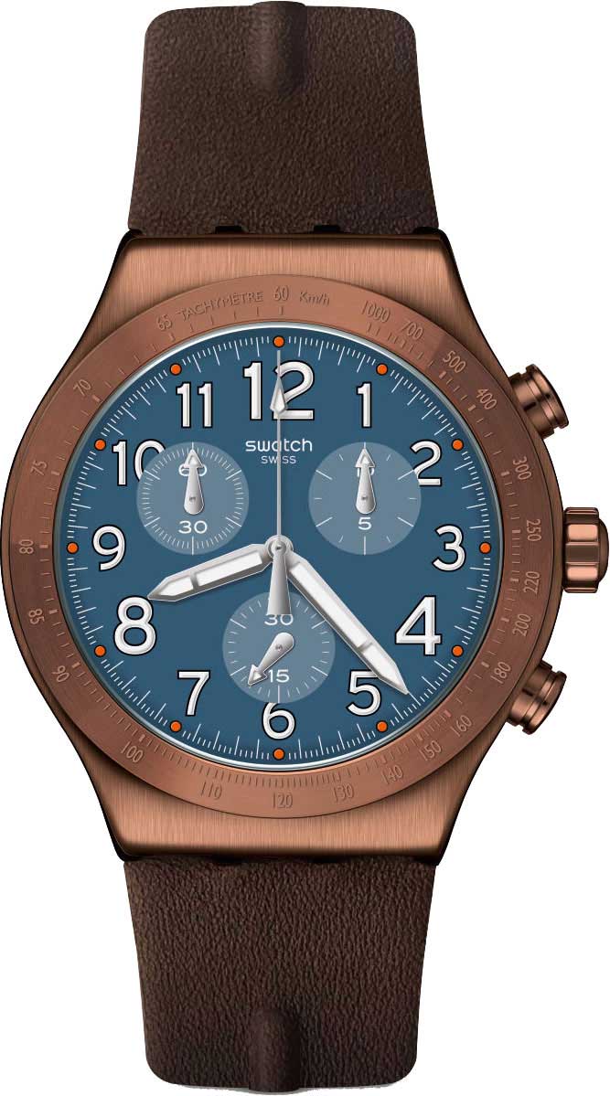 Швейцарские наручные часы Swatch YVC100-ucenka с хронографом
