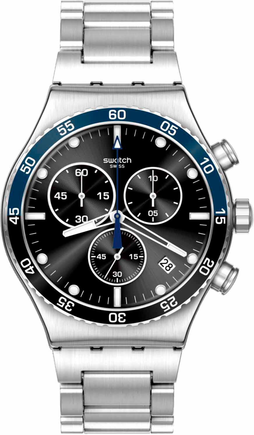Швейцарские наручные часы Swatch YVS507G с хронографом