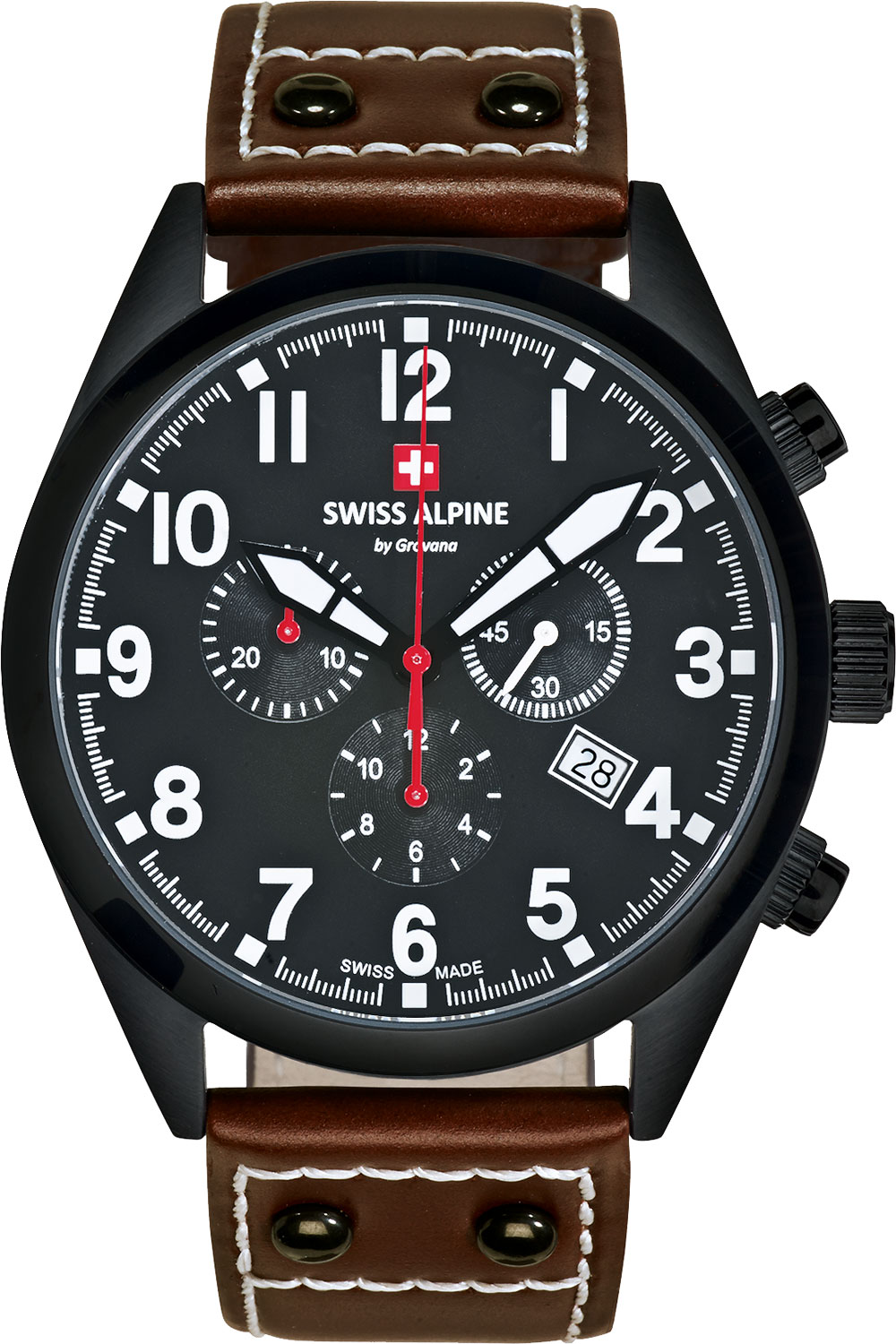 Швейцарские наручные часы Swiss Alpine Military 1293.9577SAM с хронографом