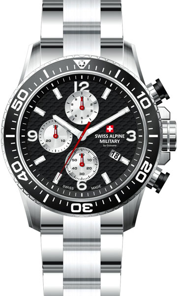 Швейцарские наручные часы Swiss Alpine Military 7035.9137SAM с хронографом
