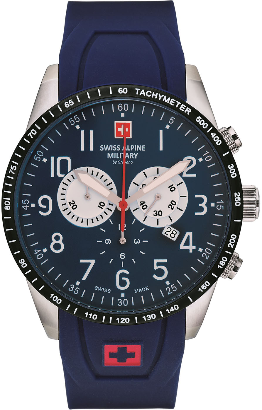 Швейцарские наручные часы Swiss Alpine Military 7082.9835SAM с хронографом