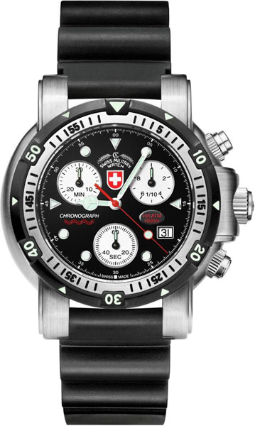 Швейцарские наручные часы CX Swiss Military SW-17261 с хронографом