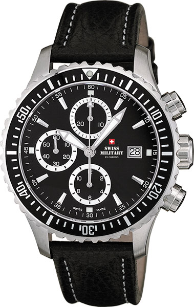 Швейцарские механические наручные часы Swiss Military by Chrono SMA30005.03 с хронографом