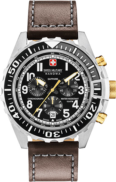 Швейцарские наручные часы Swiss Military Hanowa 06-4304.04.007.05 с хронографом