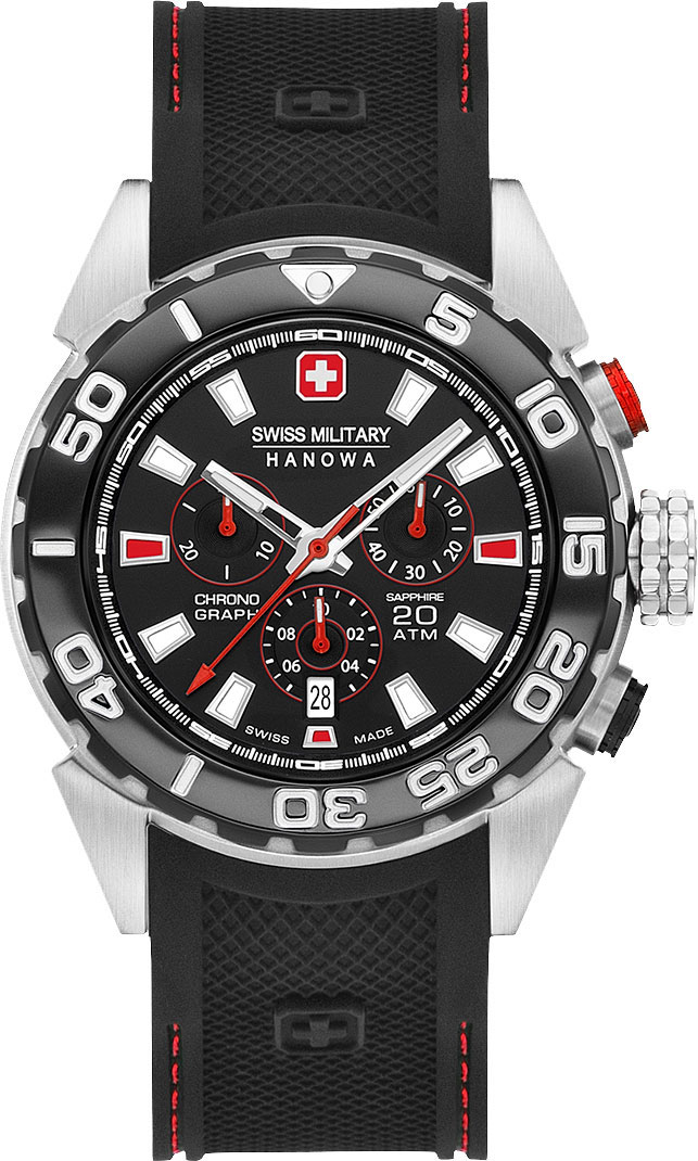 Швейцарские наручные часы Swiss Military Hanowa 06-4324.04.007.04 с хронографом