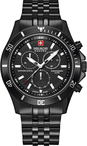 Швейцарские наручные часы Swiss Military Hanowa 06-5183.7.13.007 с хронографом