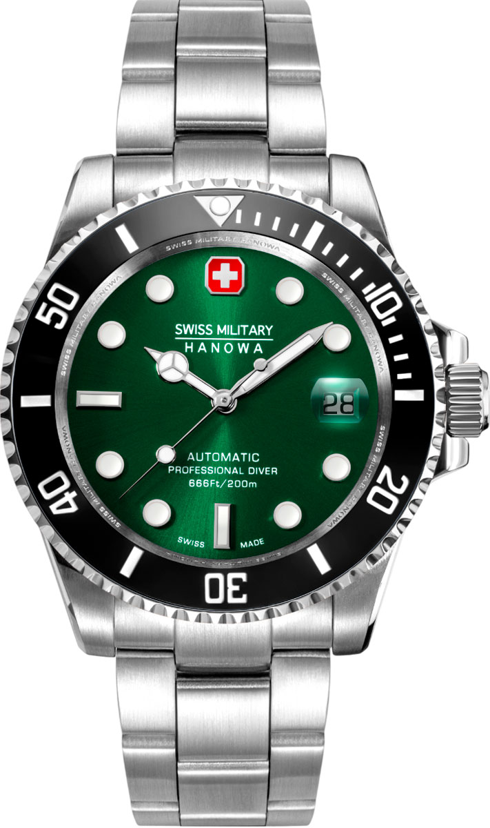 Швейцарские механические наручные часы Swiss Military Hanowa SMWGL0006302