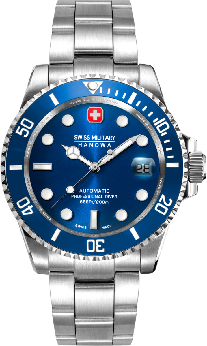 Швейцарские механические наручные часы Swiss Military Hanowa SMWGL0006304