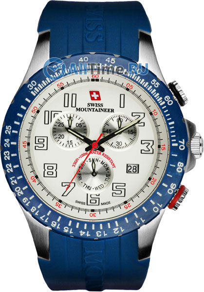 Швейцарские наручные часы Swiss Mountaineer SM1344 с хронографом