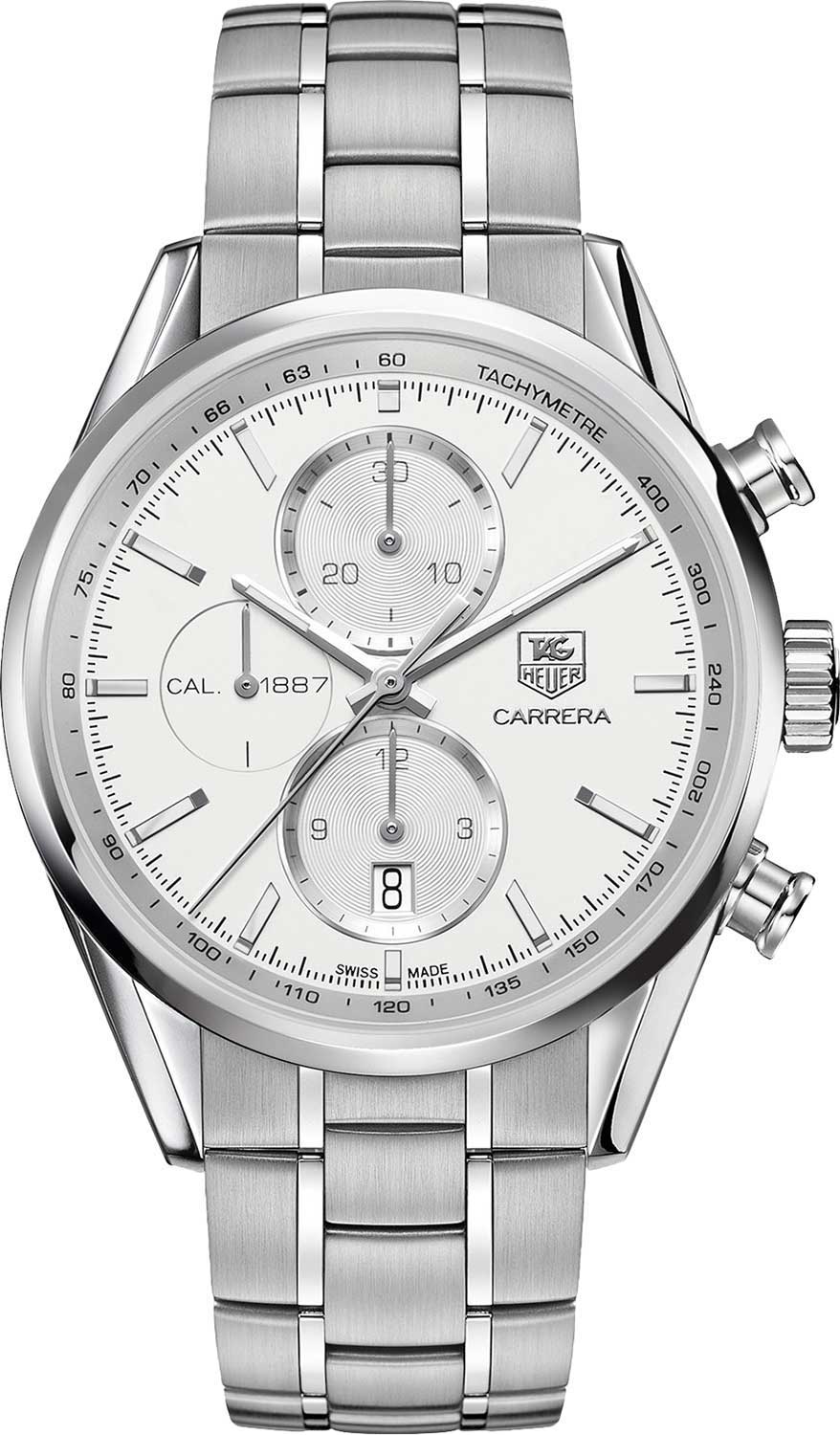 Швейцарские механические наручные часы TAG Heuer Carrera CAR2111.BA0720 с хронографом
