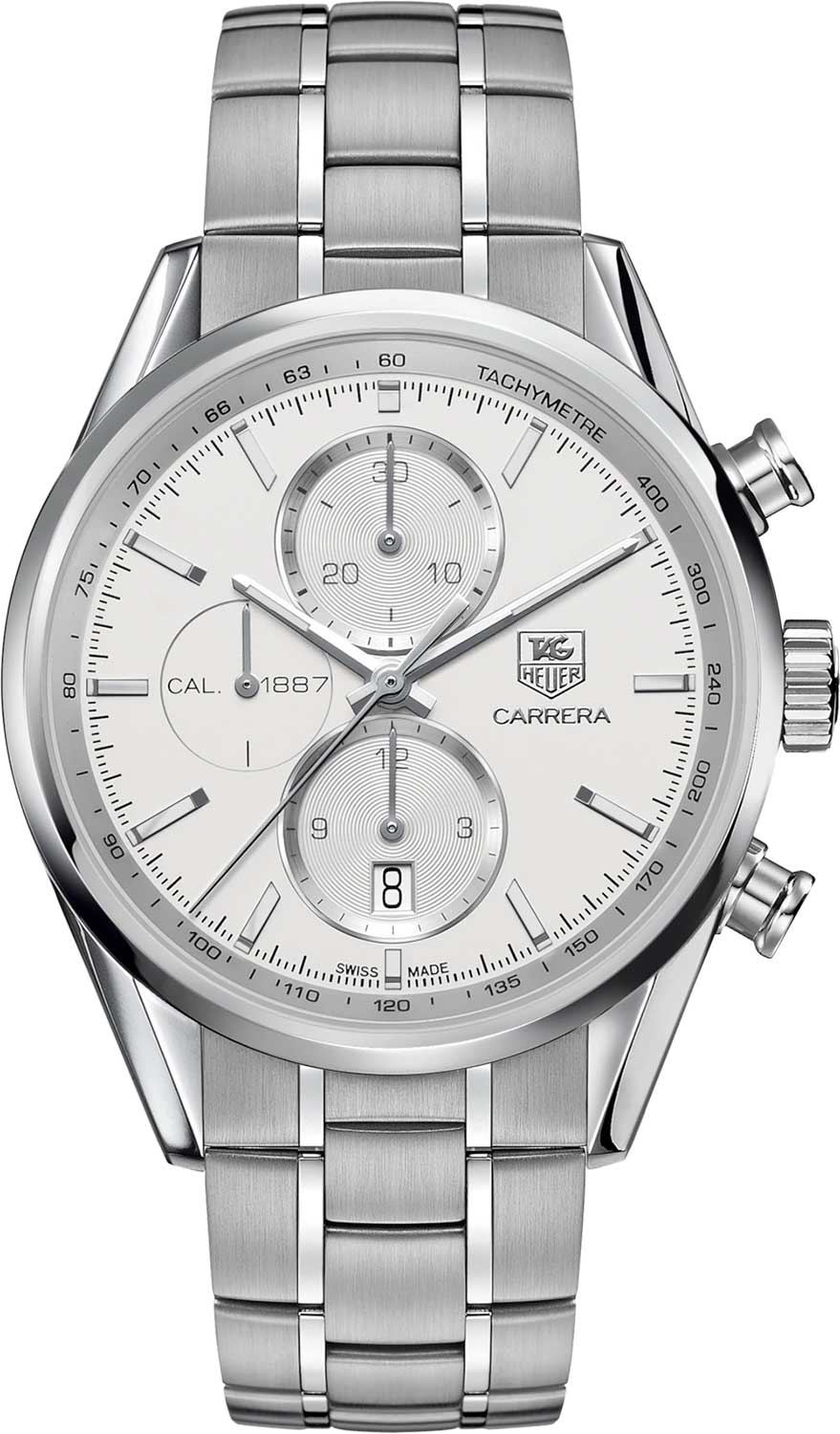 Швейцарские механические наручные часы TAG Heuer Carrera CAR2111.BA0724 с хронографом