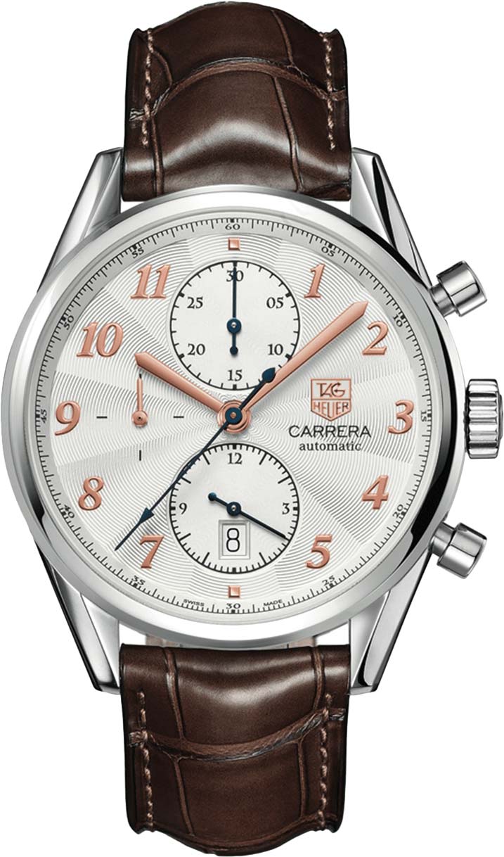 Швейцарские механические наручные часы TAG Heuer Carrera CAS2112.FC6291 с хронографом