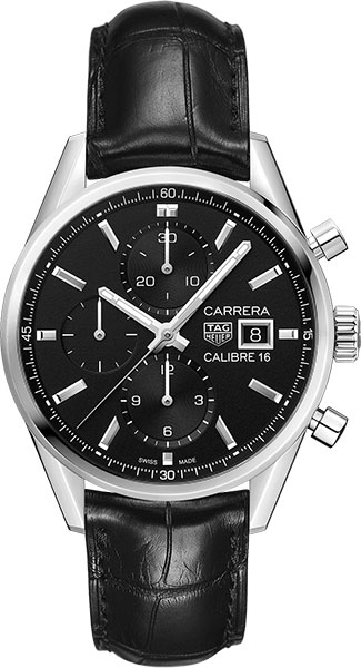 Швейцарские механические наручные часы TAG Heuer Carrera CBK2110.FC6266 с хронографом
