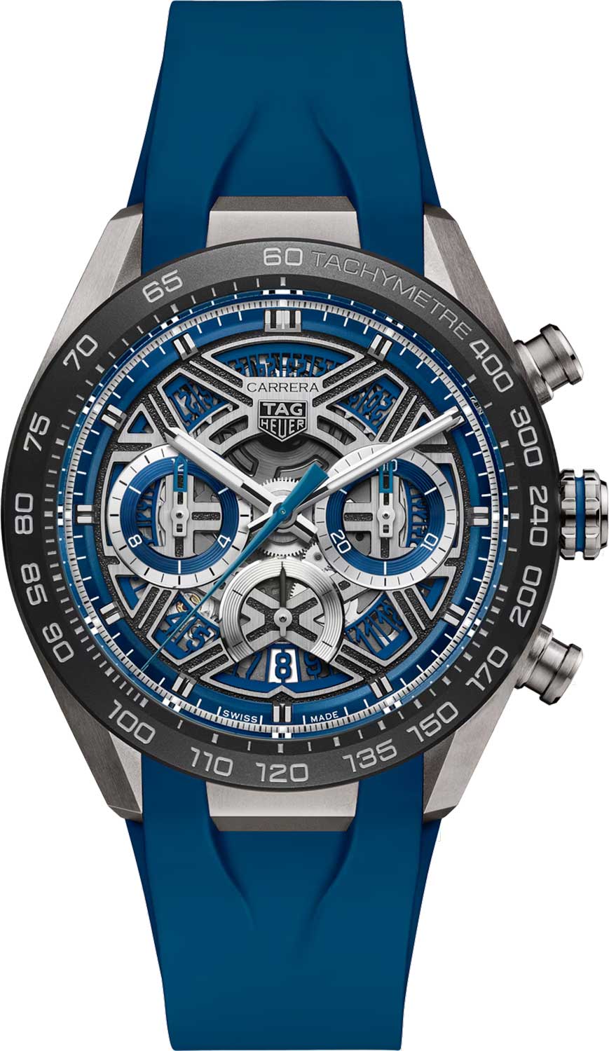 Швейцарские механические наручные часы TAG Heuer Carrera CBU2081.FT6274 с хронографом