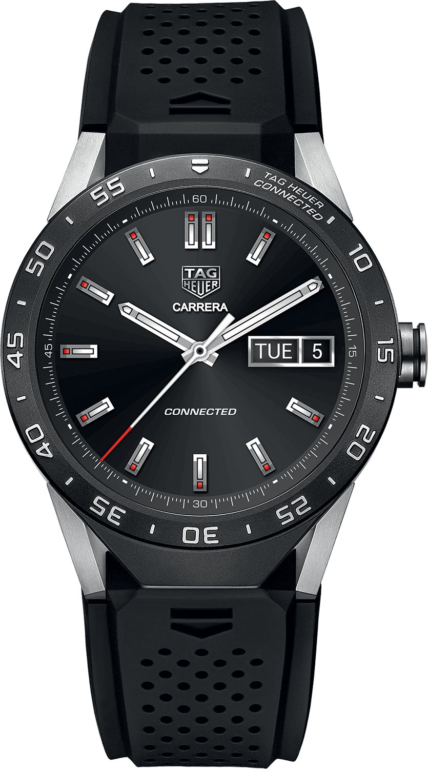 Швейцарские титановые наручные часы TAG Heuer Connected Modular SAR8A80.FT6045