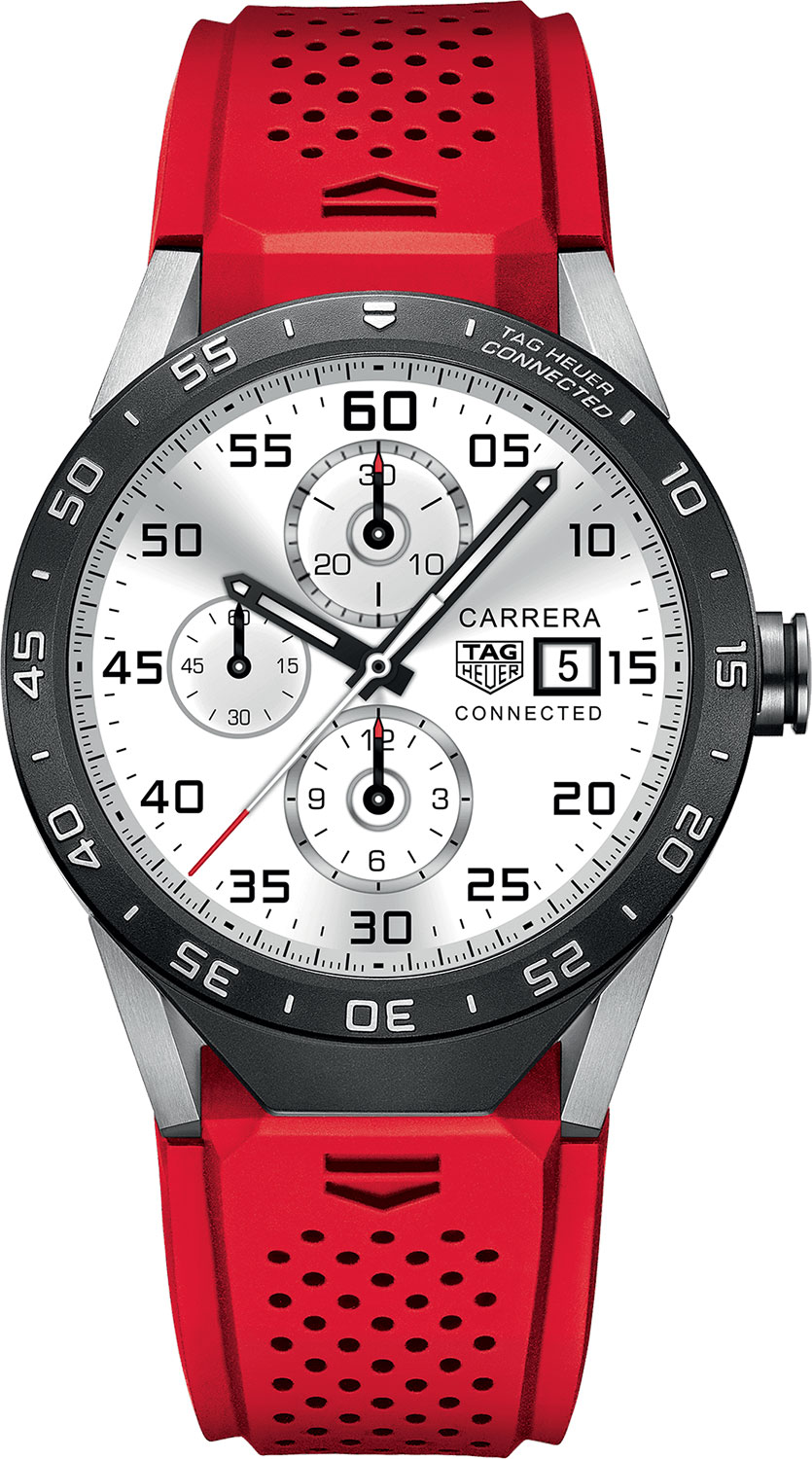 Швейцарские титановые наручные часы TAG Heuer Connected Modular SAR8A80.FT6057