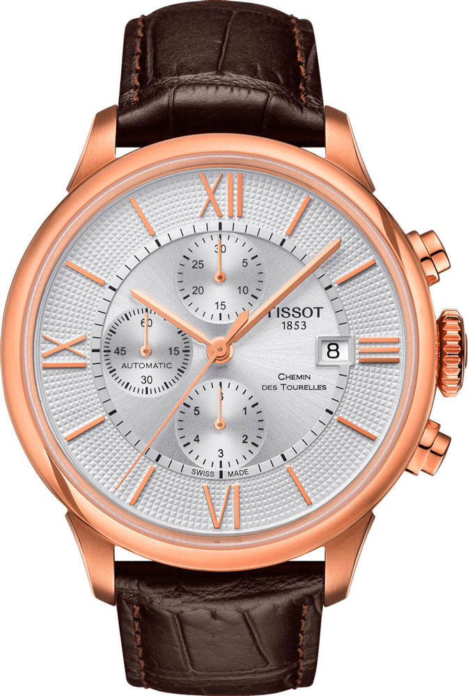 Швейцарские механические наручные часы Tissot T099.427.36.038.00 с хронографом