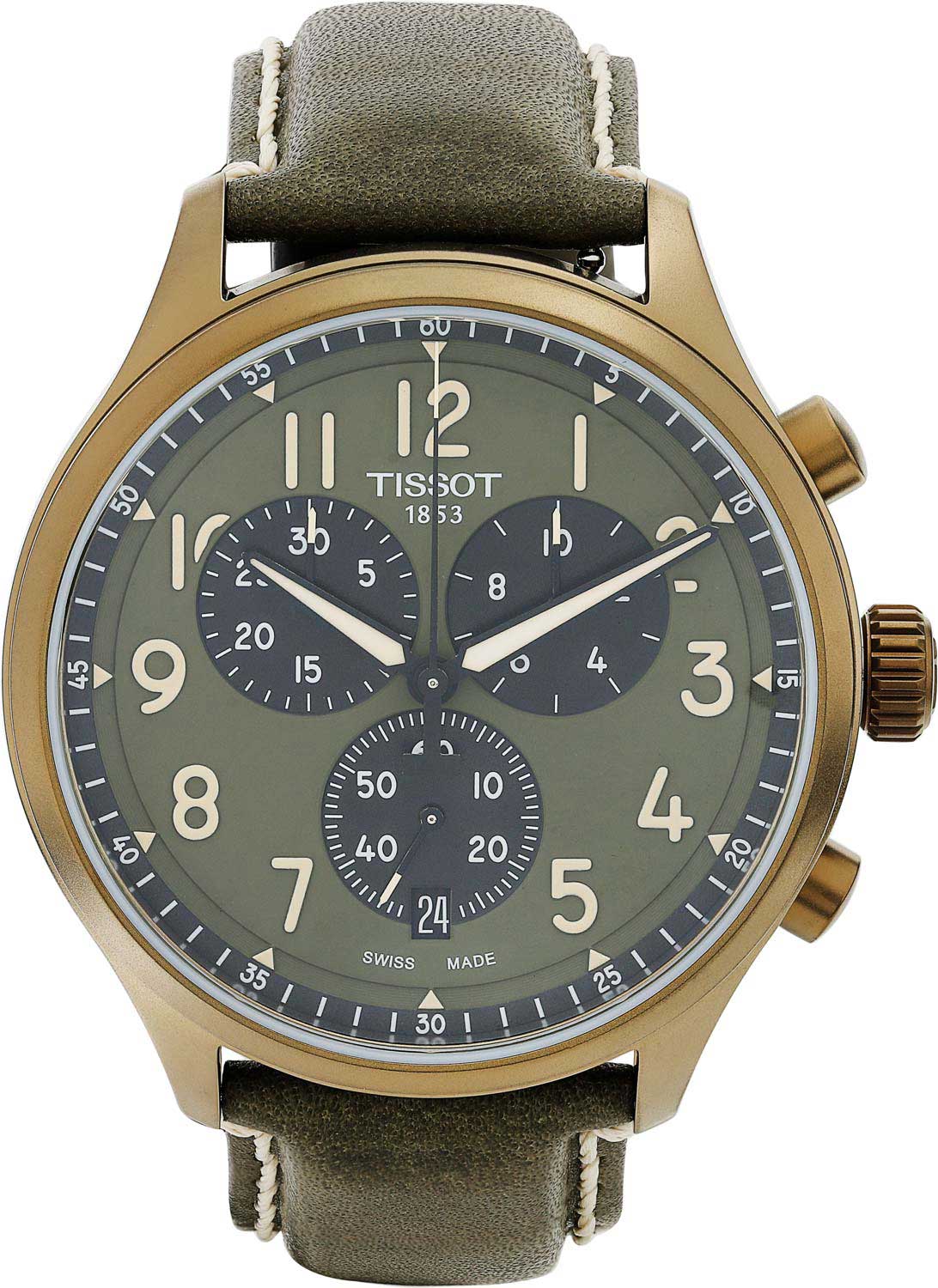 Швейцарские наручные часы Tissot T116.617.36.092.00-ucenka с хронографом