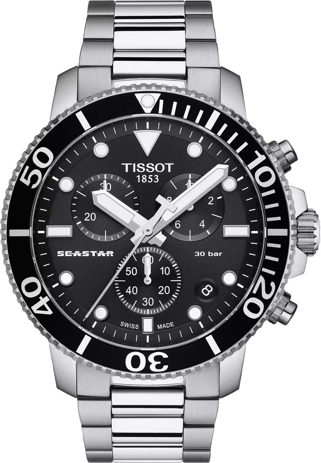 Швейцарские наручные часы Tissot T120.417.11.051.00-ucenka с хронографом