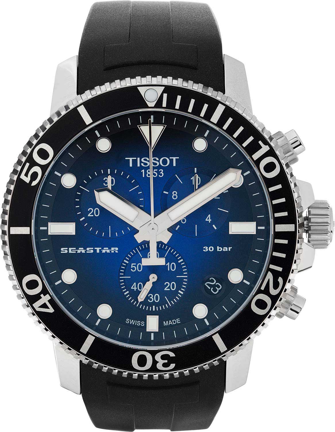 Швейцарские наручные часы Tissot T120.417.17.041.00-ucenka с хронографом