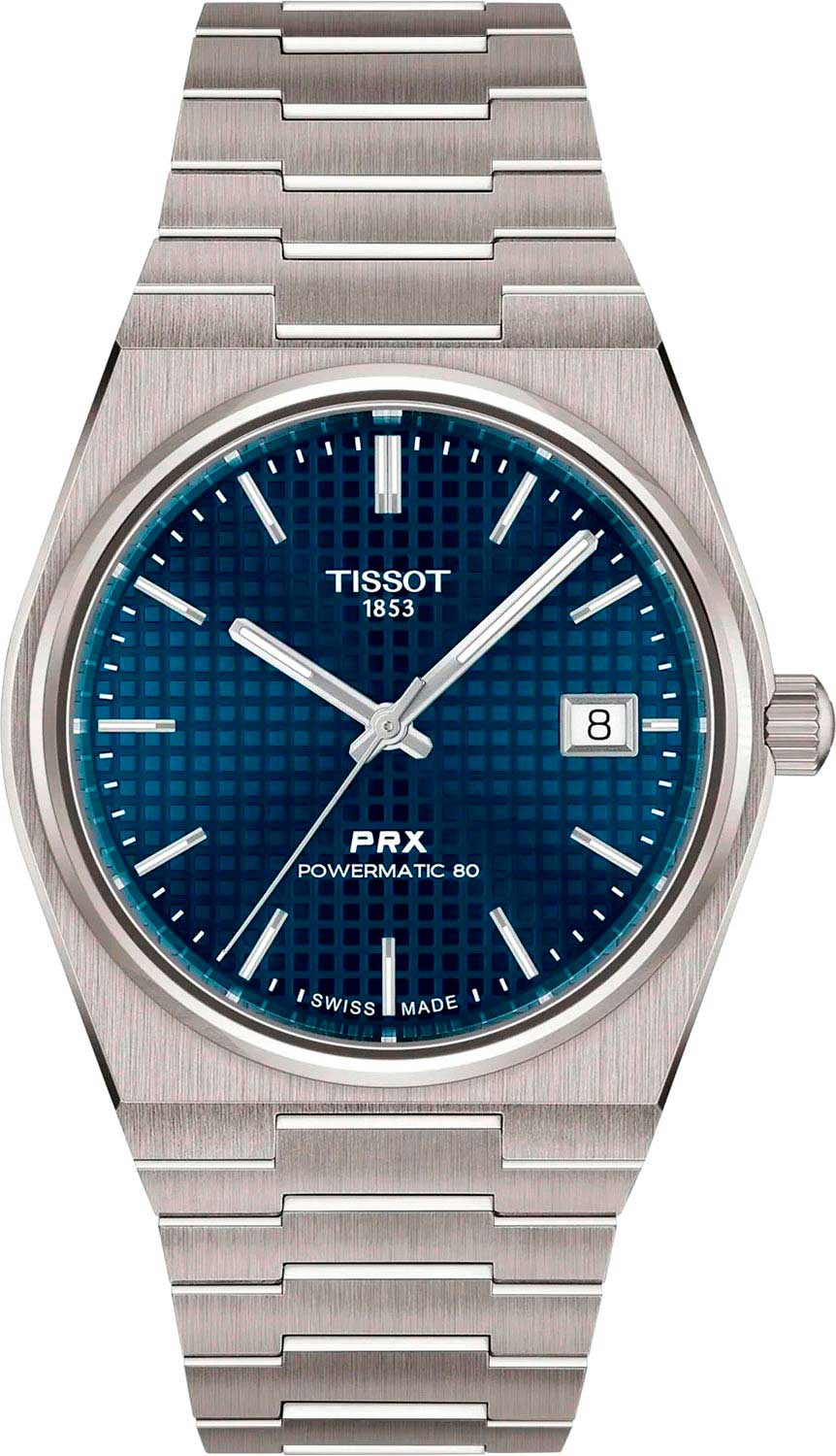 Швейцарские механические титановые наручные часы Tissot T137.807.44.041.00