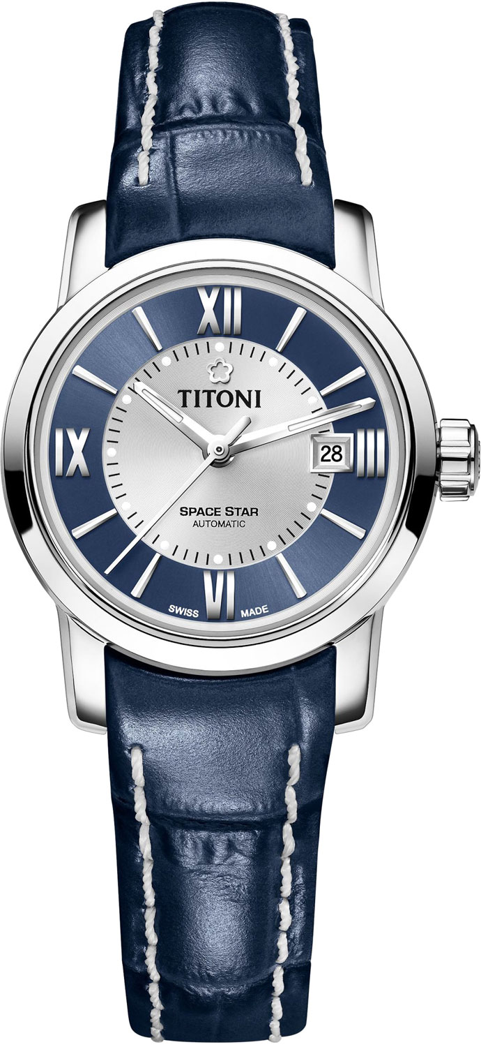 Швейцарские механические наручные часы Titoni 23538-S-ST-580