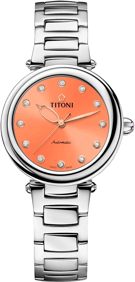 Швейцарские механические наручные часы Titoni 23978-S-722