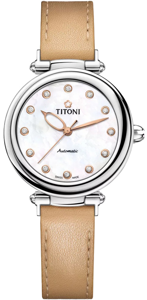 Швейцарские механические наручные часы Titoni 23978-S-STC-622