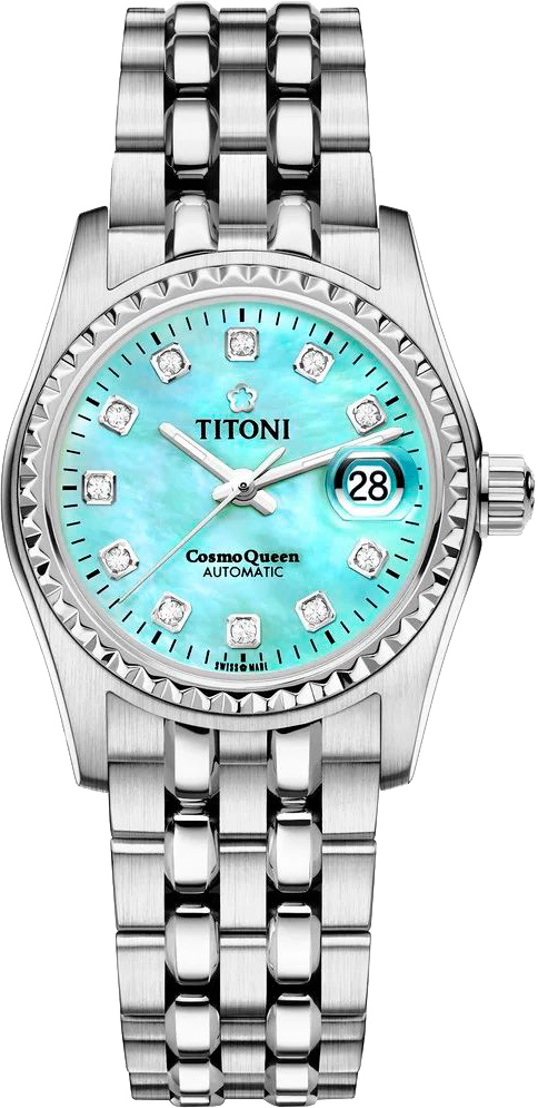 Швейцарские механические наручные часы Titoni 729-S-720