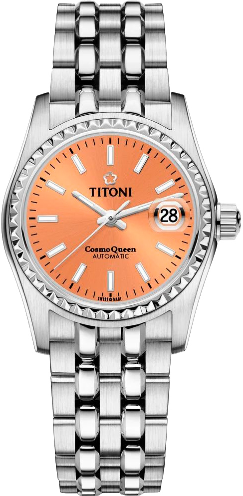 Швейцарские механические наручные часы Titoni 729-S-721