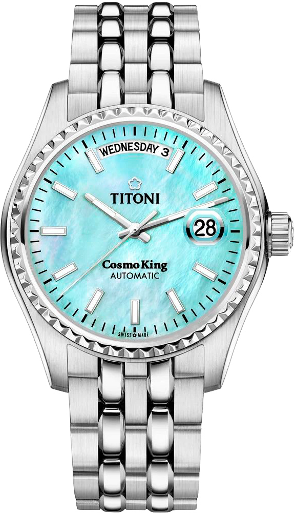 Швейцарские механические наручные часы Titoni 797-S-719