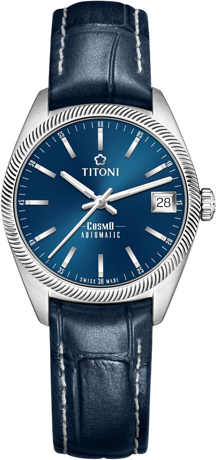 Швейцарские механические наручные часы Titoni 828-S-ST-612