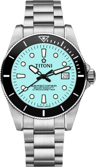 Швейцарские механические наручные часы Titoni 83300-S-BK-718
