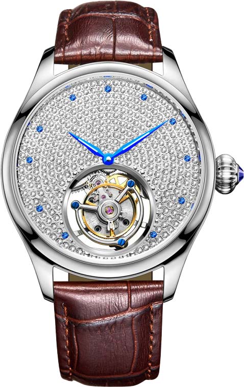 Механические наручные часы Tourbillon ELT1801-Silver