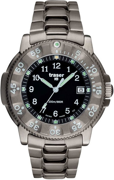 Швейцарские титановые наручные часы Traser P6506.670.32.01