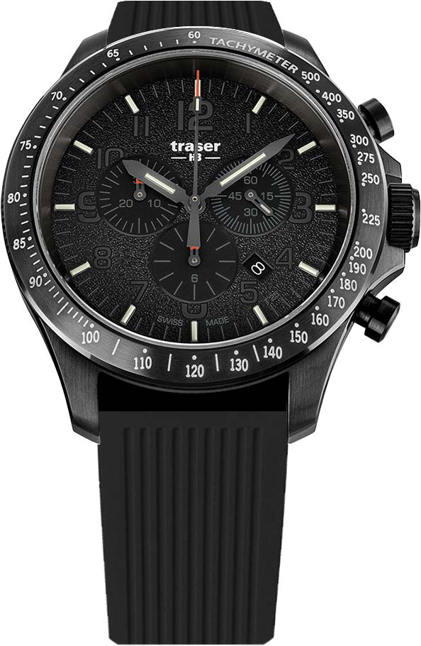 Швейцарские наручные часы Traser TR_109469 с хронографом
