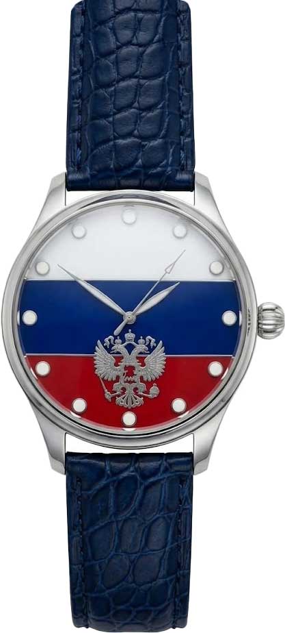 Российские механические наручные часы TSEDRO Klassik-Flag-Malyj-Gerb