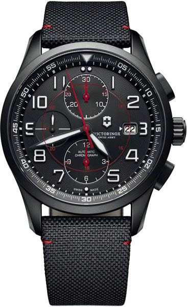 Швейцарские механические наручные часы Victorinox 241721 с хронографом