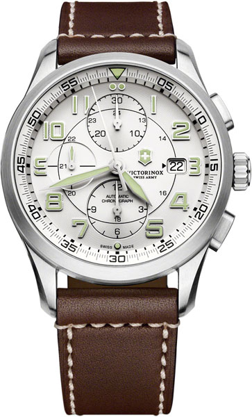 Швейцарские механические наручные часы Victorinox 241598 с хронографом
