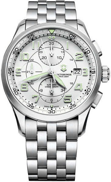 Швейцарские механические наручные часы Victorinox 241621 с хронографом